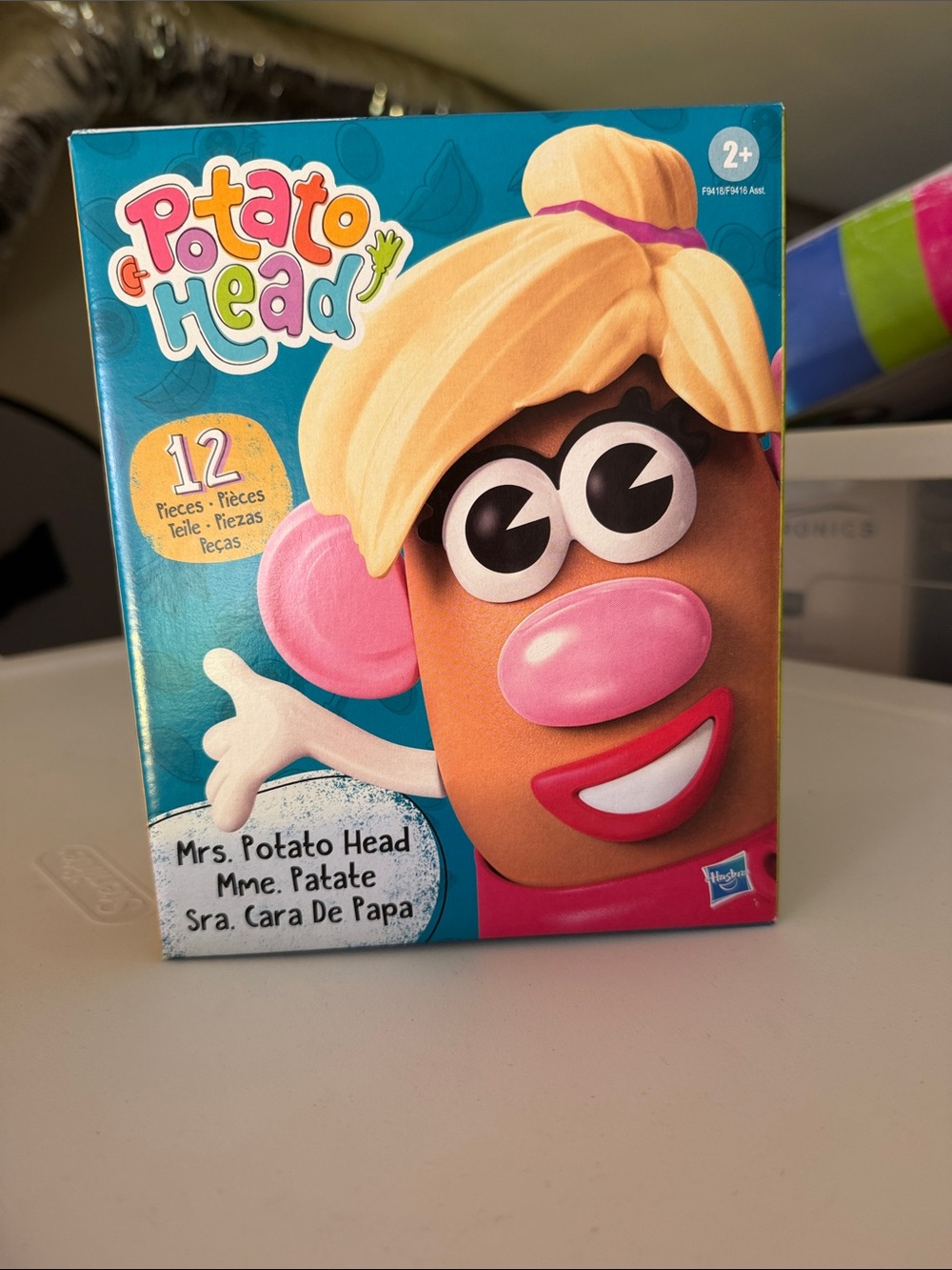 Hasbro Potato Head Mrs. Potato Head Playset – Pink, Blonde & Black